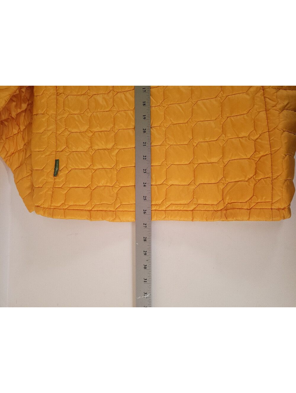 North face Thermoball puffer jacket mens small yellow hooded winter jacket - Picture 8 of 9